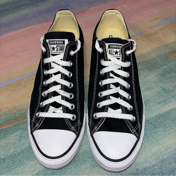 Converse Chuck Taylor All Star Ox Low Black Shoes Men's 9 Women's 11 Sneaker - Picture 1 of 8